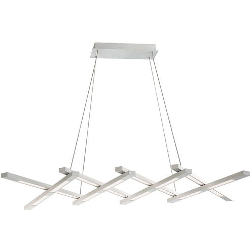 Scissors LED 80 inch Brushed Aluminum Chandelier Ceiling Light Chandelier Modern Forms