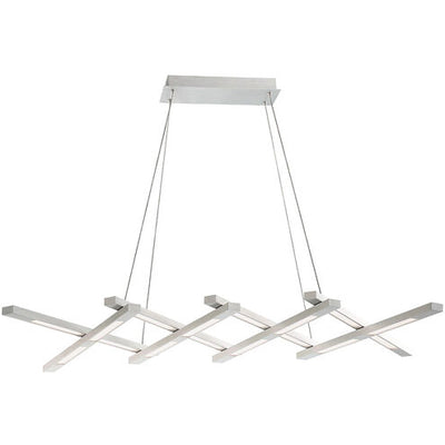Scissors LED 80 inch Brushed Aluminum Chandelier Ceiling Light Chandelier Modern Forms