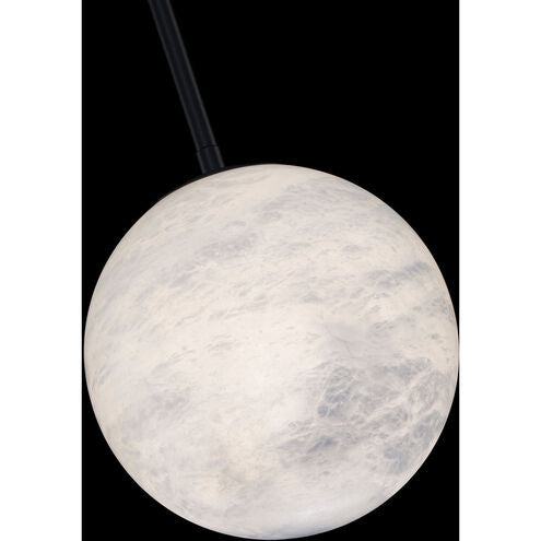 Pisces 1 Light 8 inch Black Mini Pendant Ceiling Light 3000K Pendant Modern Forms