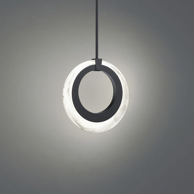 Serenity 1 Light 1 inch Black Mini Pendant Ceiling Light