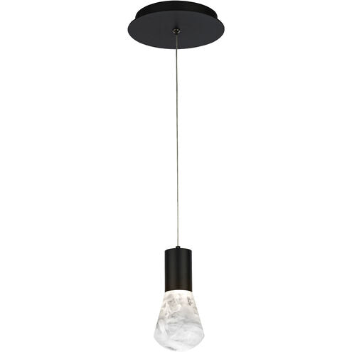 Plum Mini Pendant Ceiling Light LED 15 inch Black Pendant Modern Forms