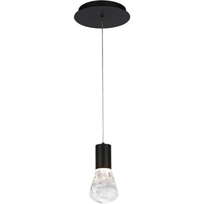 Plum Mini Pendant Ceiling Light LED 15 inch Black Pendant Modern Forms