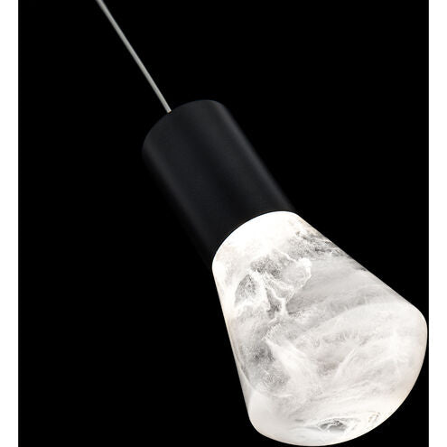 Plum Mini Pendant Ceiling Light LED 15 inch Black Pendant Modern Forms