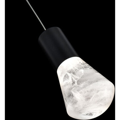 Plum Mini Pendant Ceiling Light LED 15 inch Black Pendant Modern Forms