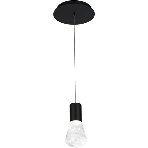 Plum Mini Pendant Ceiling Light LED 15 inch Black Pendant Modern Forms