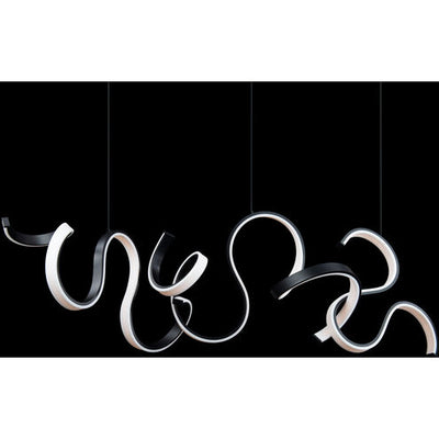 Tempest 1 Light 13 inch Black Pendant Ceiling Light Linear Modern Forms