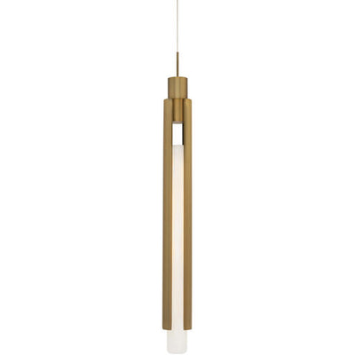 Saber 1 Light 3 inch Aged Brass Mini Pendant Ceiling Light Pendant Modern Forms