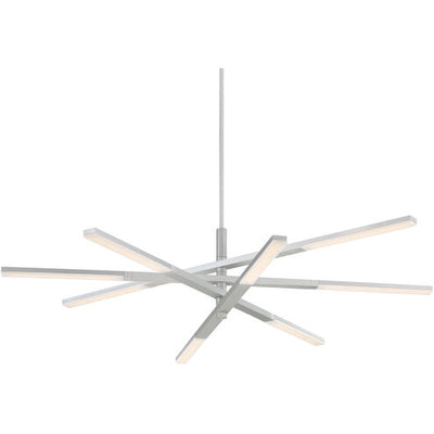 Stacked LED 48 inch Brushed Aluminum Chandelier Ceiling Light Chandelier Modern Forms