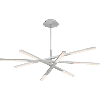 Stacked LED 48 inch Black Chandelier Ceiling Light Chandelier Modern Forms