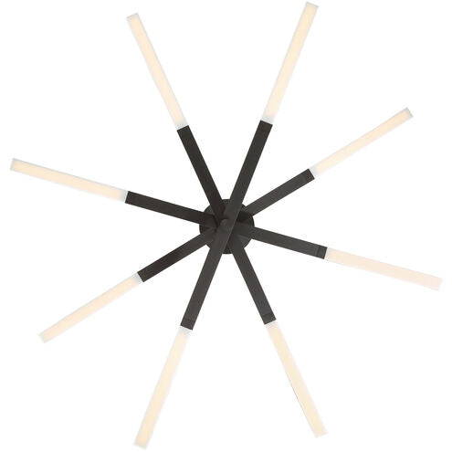 Stacked LED 48 inch Black Chandelier Ceiling Light Chandelier Modern Forms