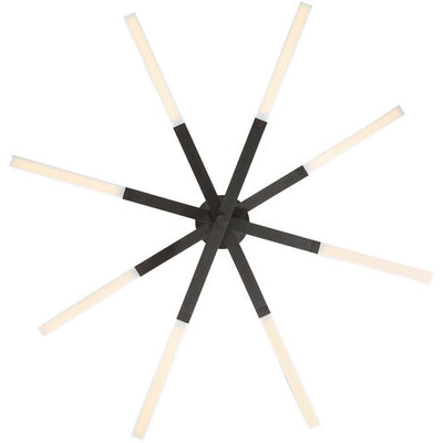 Stacked LED 48 inch Black Chandelier Ceiling Light Chandelier Modern Forms