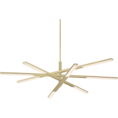 Stacked LED 48 inch Brushed Brass Chandelier Ceiling Light Chandelier Modern Forms