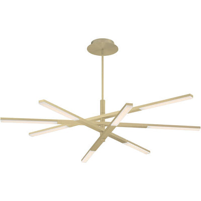 Stacked LED 48 inch Brushed Brass Chandelier Ceiling Light Chandelier Modern Forms