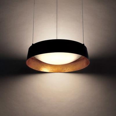 Gilt LED 18 inch Black Gold Leaf Chandelier Ceiling Light in Opulent Textured Gold Leaf Aluminum Chandelier Modern Forms