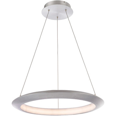 The Ring LED Brushed Aluminum Chandelier Ceiling Light 2700K 24in Chandelier Modern Forms