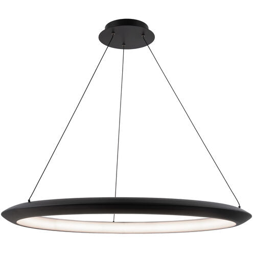 The Ring LED Black Chandelier Ceiling Light 2700K 36in Chandelier Modern Forms