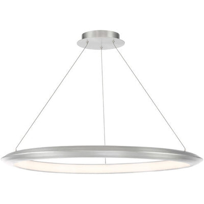 The Ring LED Brushed Aluminum Chandelier Ceiling Light 2700K 36in Chandelier Modern Forms