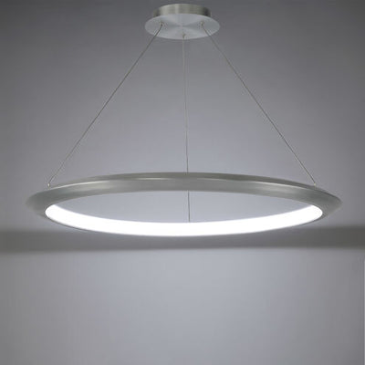 The Ring LED Brushed Aluminum Chandelier Ceiling Light 2700K 36in Chandelier Modern Forms