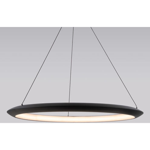 The Ring LED 36 inch Chandelier Ceiling Light in 3500K 36in  Black Chandelier Modern Forms