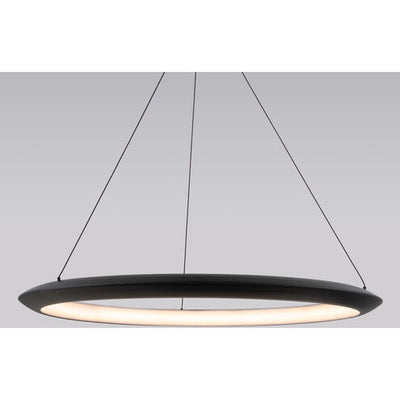 The Ring LED 36 inch Chandelier Ceiling Light in 3500K 36in  Black Chandelier Modern Forms