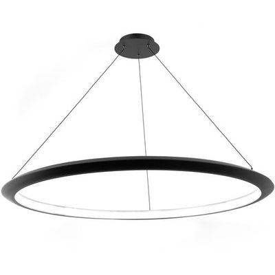 The Ring LED 48 inch Chandelier Ceiling Light in 2700K 48in  Black Chandelier Modern Forms