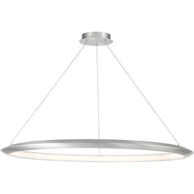 The Ring LED 48 inch Chandelier Ceiling Light in 3000K 48in Brushed Aluminum Chandelier Modern Forms