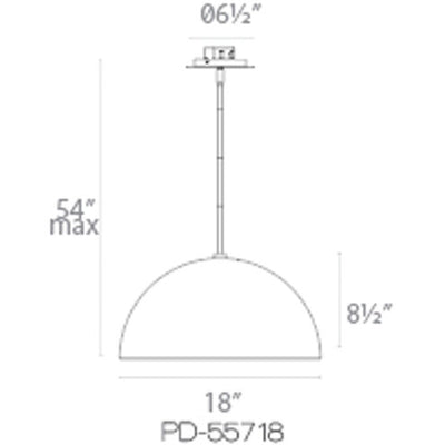 Yolo LED 20 inch Black Gold Leaf Pendant Ceiling Light Pendant Modern Forms