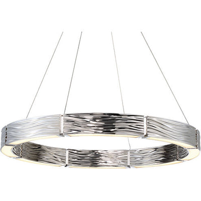 Zelda LED 29 inch Polished Nickel Chandelier Ceiling Light 29in Chandelier Modern Forms