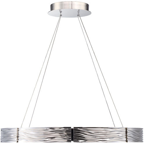 Zelda LED 29 inch Polished Nickel Chandelier Ceiling Light 29in Chandelier Modern Forms