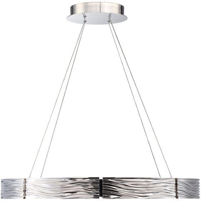 Zelda LED 29 inch Polished Nickel Chandelier Ceiling Light 29in Chandelier Modern Forms