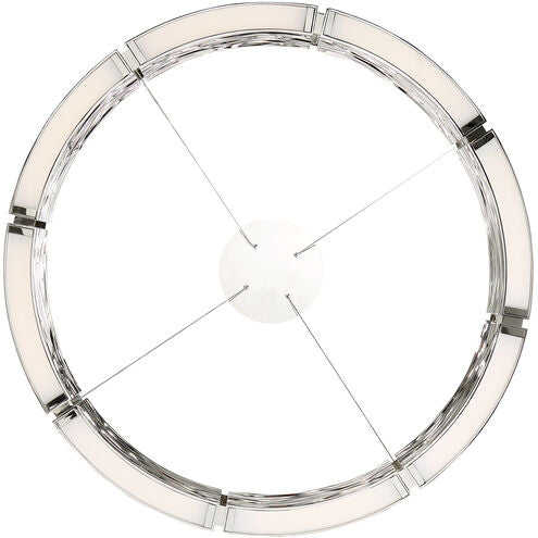 Zelda LED 29 inch Polished Nickel Chandelier Ceiling Light 29in Chandelier Modern Forms