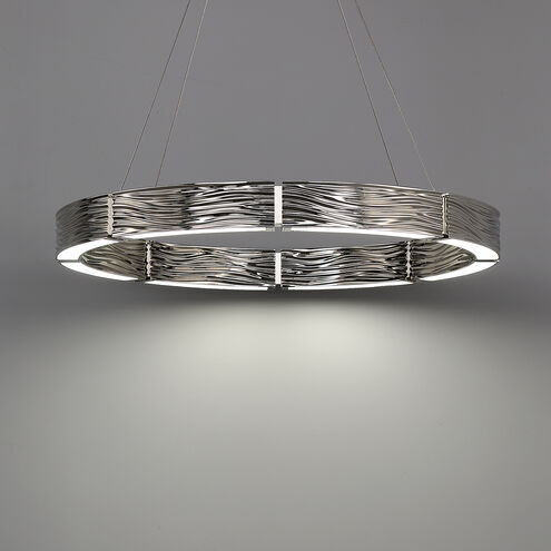Zelda LED 29 inch Polished Nickel Chandelier Ceiling Light 29in Chandelier Modern Forms
