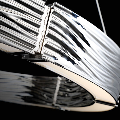 Zelda LED 29 inch Polished Nickel Chandelier Ceiling Light 29in Chandelier Modern Forms