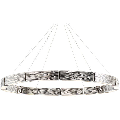 Zelda LED 48 inch Polished Nickel Chandelier Ceiling Light 48in Chandelier Modern Forms