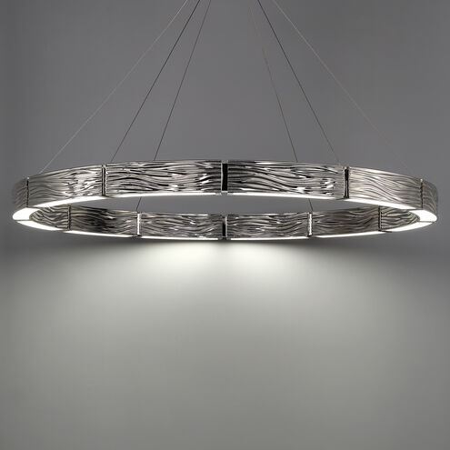 Zelda LED 48 inch Polished Nickel Chandelier Ceiling Light 48in Chandelier Modern Forms