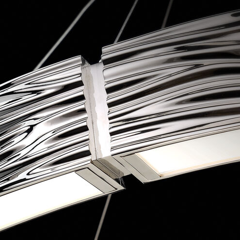 Zelda LED 48 inch Polished Nickel Chandelier Ceiling Light 48in Chandelier Modern Forms