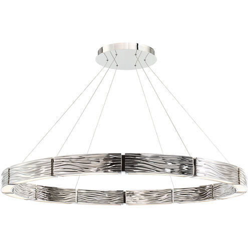 Zelda LED 48 inch Polished Nickel Chandelier Ceiling Light 48in Chandelier Modern Forms