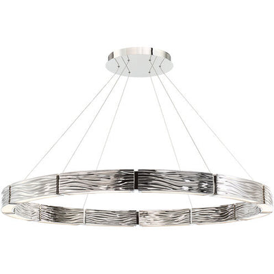 Zelda LED 48 inch Polished Nickel Chandelier Ceiling Light 48in Chandelier Modern Forms