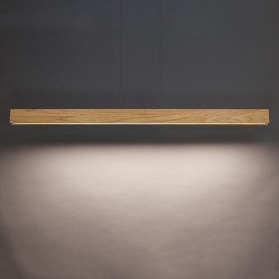 Drift LED Walnut Linear Pendant Ceiling Light in 56in Linear Modern Forms