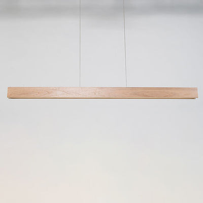 Drift LED Walnut Linear Pendant Ceiling Light in 84in Linear Modern Forms