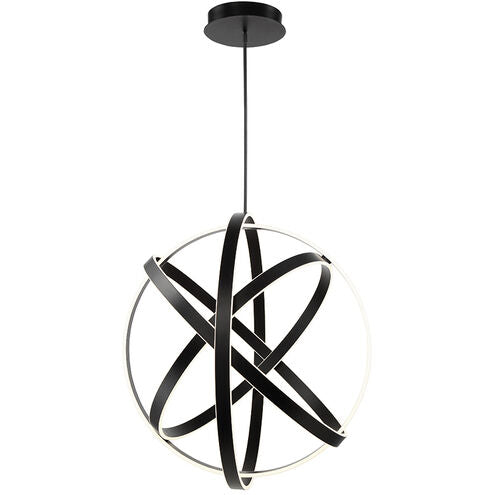 Kinetic LED Black Chandelier Ceiling Light 38in Chandelier Modern Forms