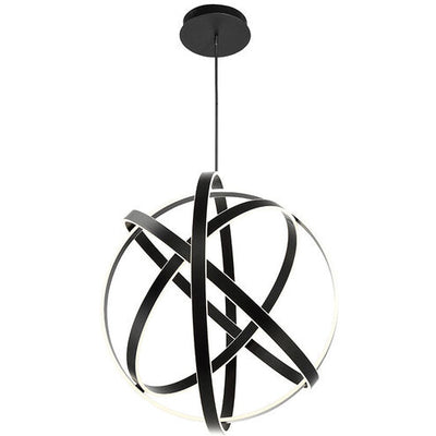 Kinetic LED Black Chandelier Ceiling Light 38in Chandelier Modern Forms
