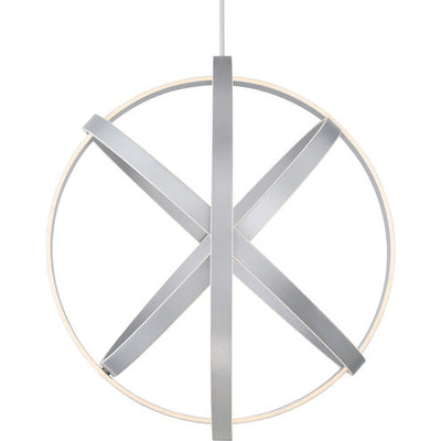 Kinetic LED Titanium Chandelier Ceiling Light 38in Chandelier Modern Forms