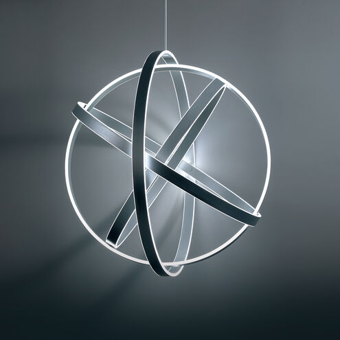 Kinetic LED Titanium Chandelier Ceiling Light 38in Chandelier Modern Forms