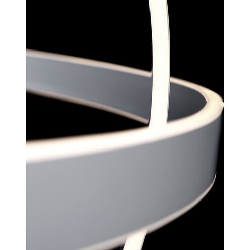 Kinetic LED Titanium Chandelier Ceiling Light 38in Chandelier Modern Forms