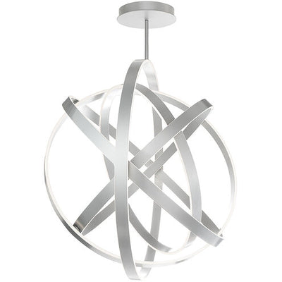 Kinetic LED Titanium Chandelier Ceiling Light 60in Chandelier Modern Forms