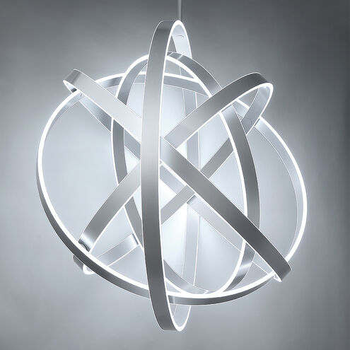 Kinetic LED Titanium Chandelier Ceiling Light 60in Chandelier Modern Forms