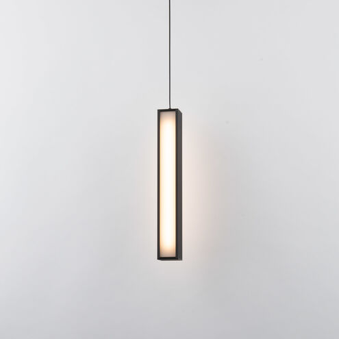 Chaos LED 7 inch Black Pendant Ceiling Light in 1, 14in Pendant Modern Forms