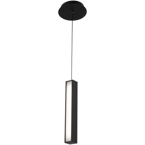 Chaos LED 7 inch Black Pendant Ceiling Light in 1, 14in Pendant Modern Forms