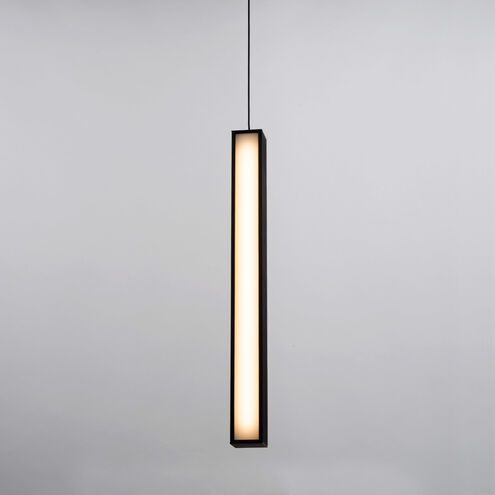 Chaos LED 7 inch Black Pendant Ceiling Light in 1, 20in Pendant Modern Forms